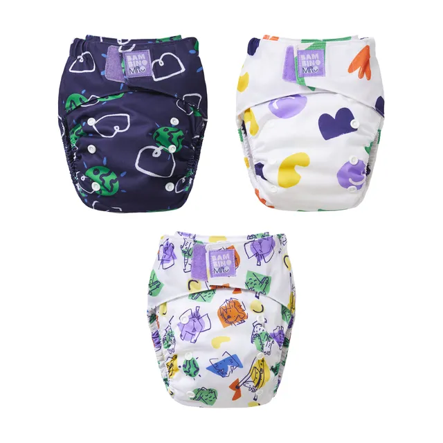 bambino-mio-revolutionary-couche-lavable-petits-h-ros-lot-de-3 image 1