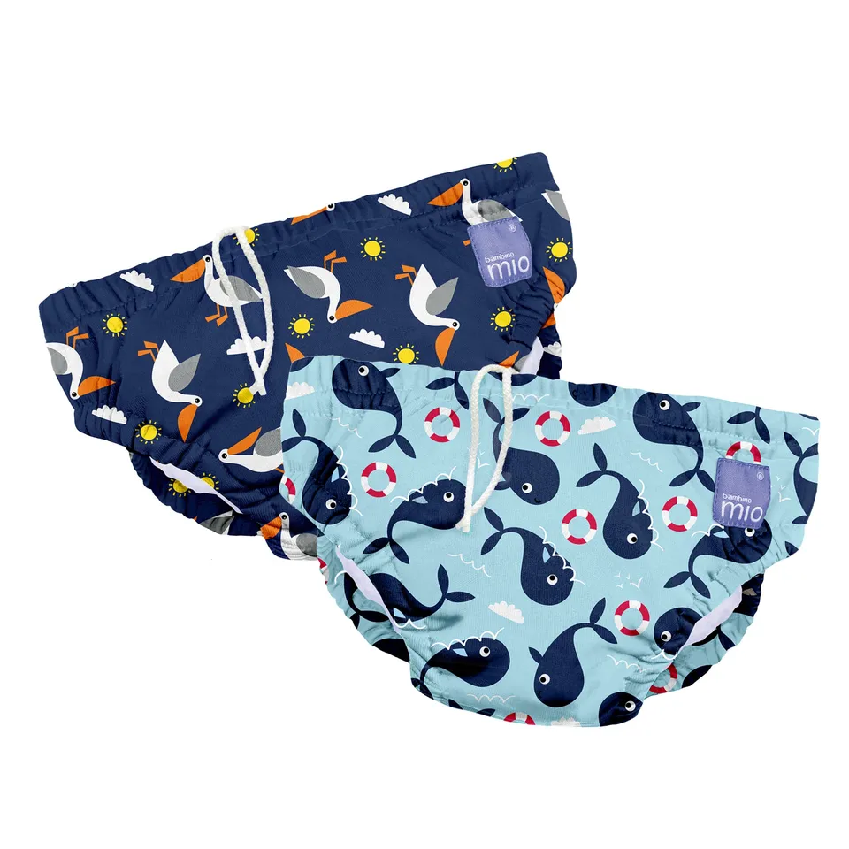 bambino-mio-couche-de-bain-lavable-lot-2-baleine-p-lican image 1