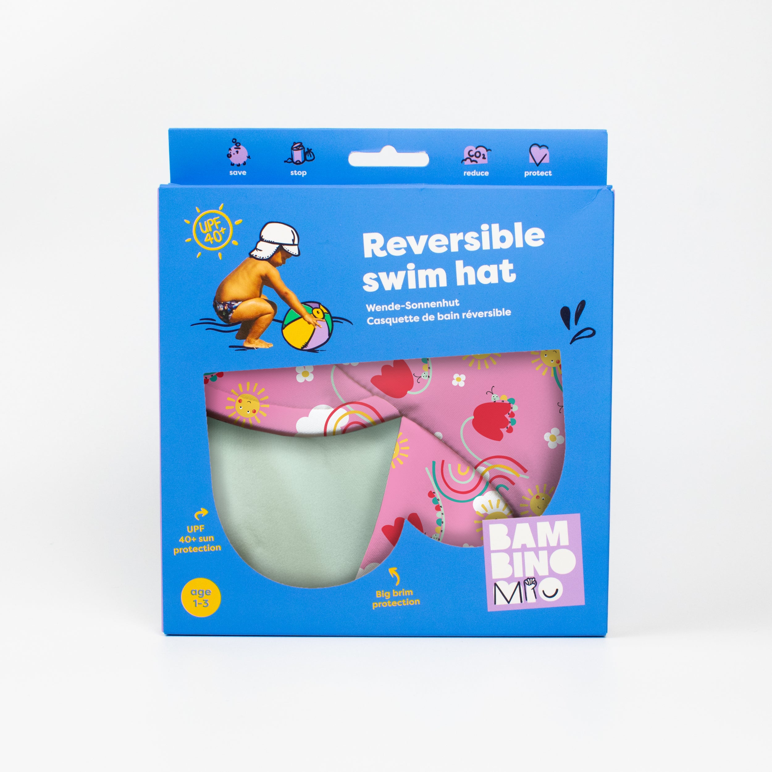 bambino-mio-casquette-bain-bonheur-en-ciel-0-12m-upf40 image 7