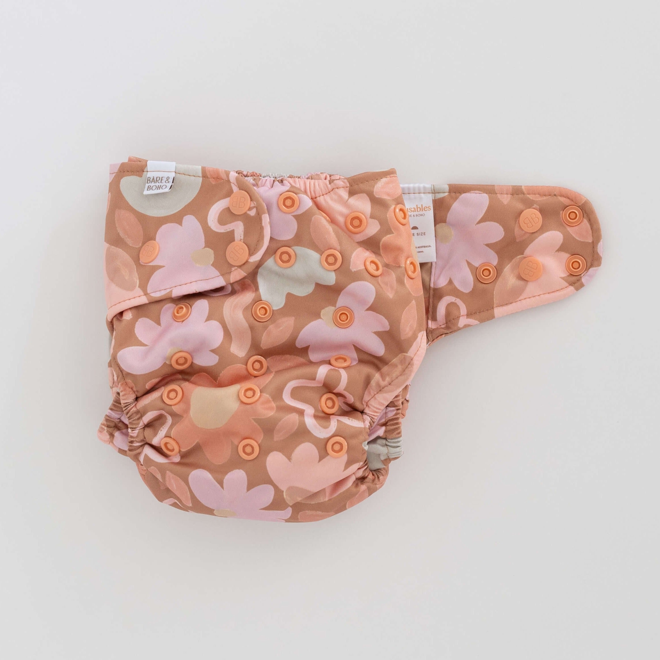 bare-and-boho-flexi-2-0-couche-lavable-posy-bambou-taille-unique image 2
