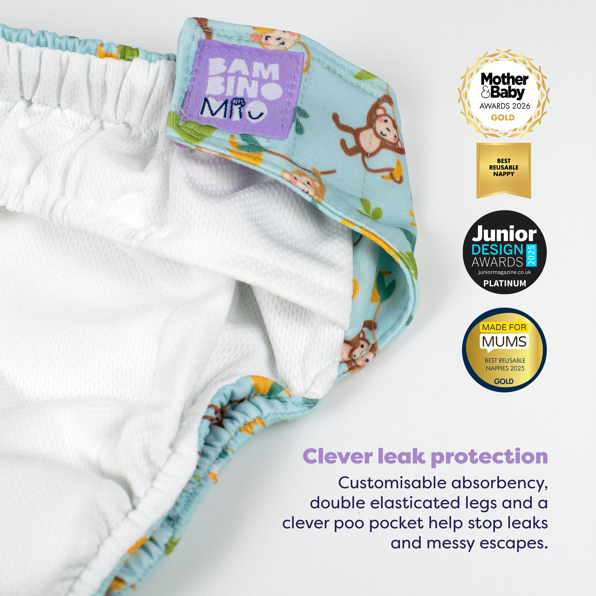bambino-mio-revolutionary-couche-lavable-singe-malin-taille-unique image 3