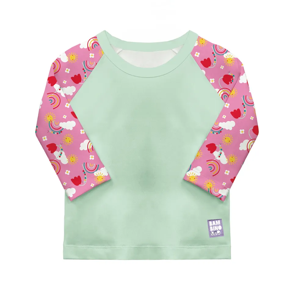 bambino-mio-reusable-swim-nappy-t-shirt-bain-bonheur-en-ciel-upf-40 image 1