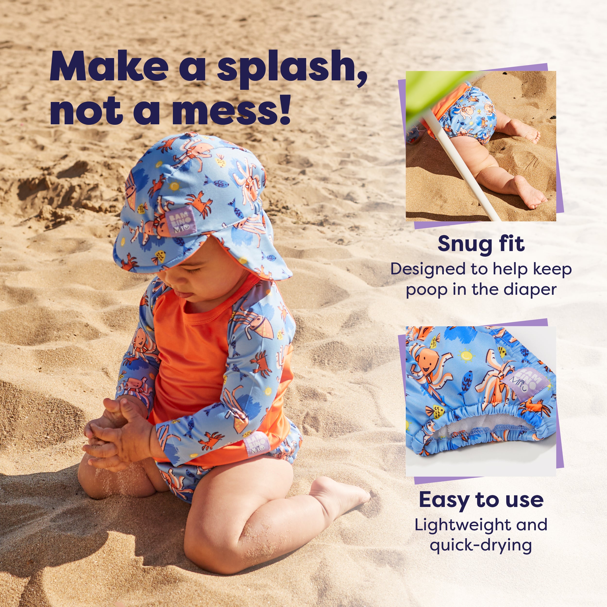 bambino-mio-couche-de-bain-lavable-lot-2-bulles image 2