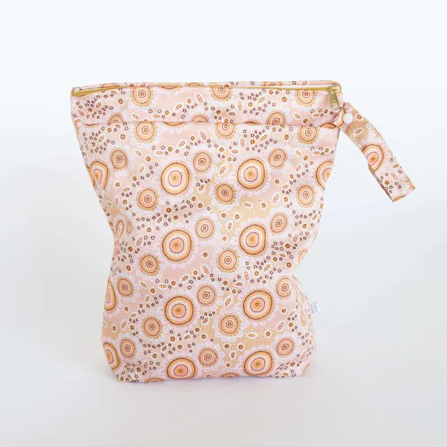 bare-and-boho-wet-bag-sac-imperm-able-spring-flower-large image 1