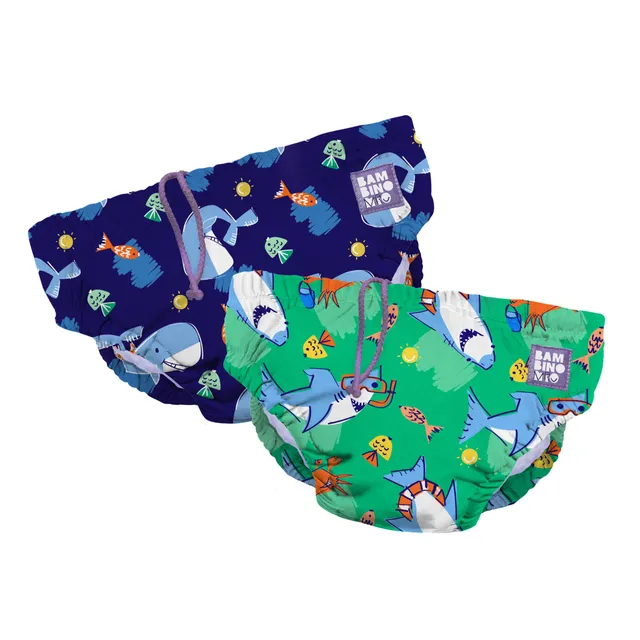 bambino-mio-swim-nappy-lot-2-couches-squeak-et-finn-anti-fuite image 1