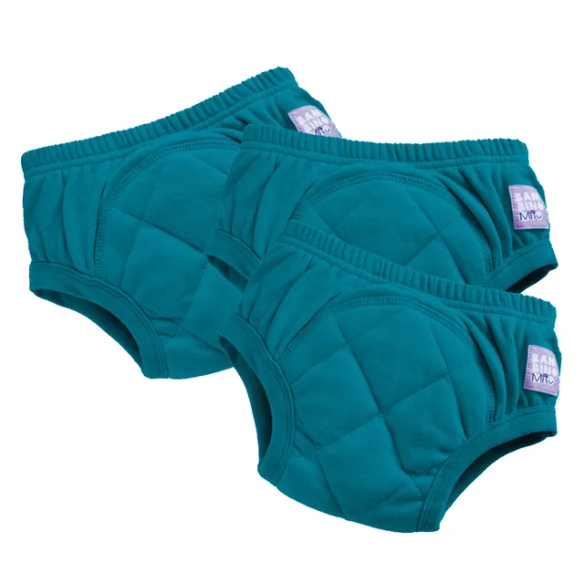 bambino-mio-culotte-apprentissage-lavable-lot-3-bleu-sarcelle image 1