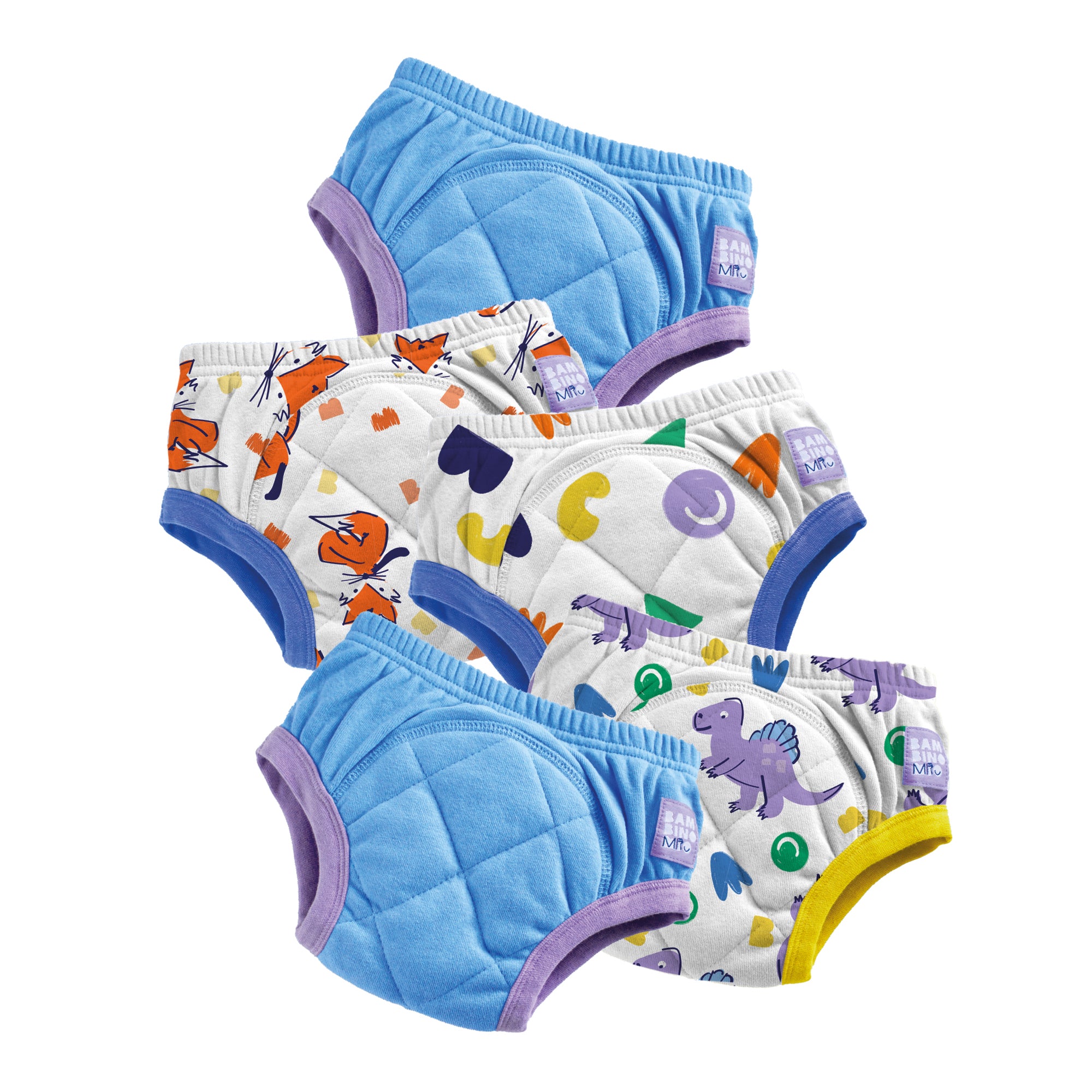 bambino-mio-sky-lot-de-5-culottes-d-apprentissage-lavables-2-3-ans image 1