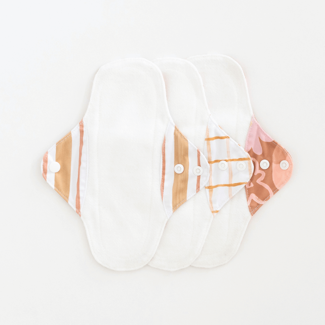 bare-and-boho-cloth-pads-serviette-hygi-nique-lavable-light-posy-lot-3 image 2
