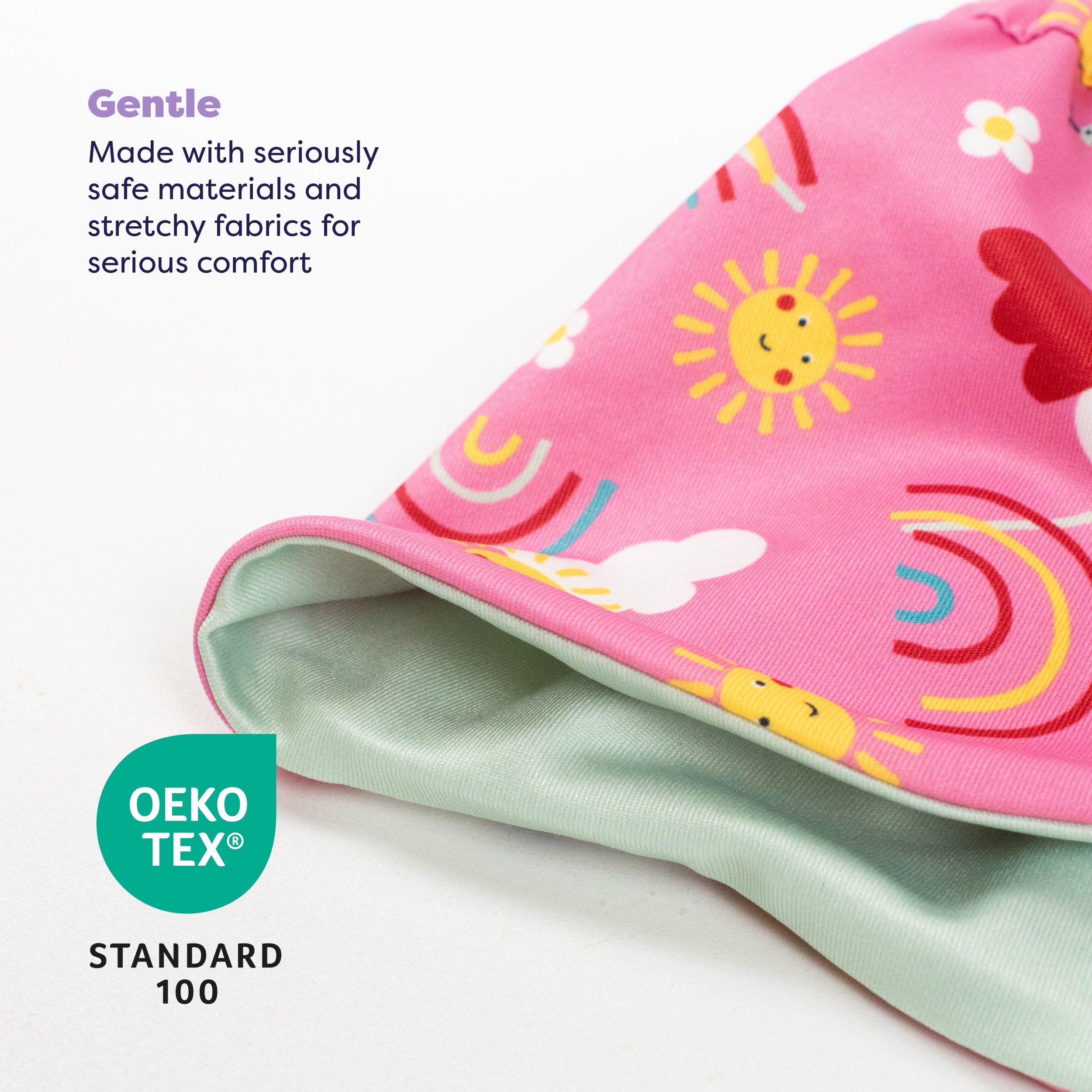 bambino-mio-casquette-bain-bonheur-en-ciel-0-12m-upf40 image 2