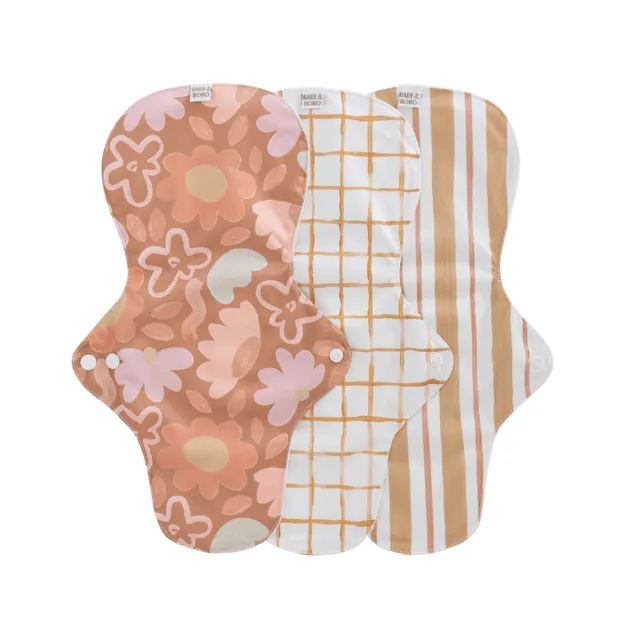 bare-and-boho-cloth-pads-ultra-serviette-lavable-posy-lot-3 image 1
