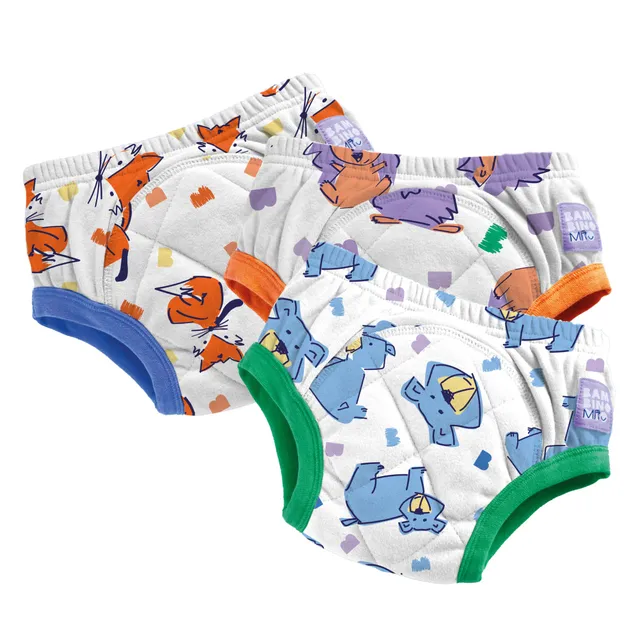 bambino-mio-culotte-apprentissage-lavable-lot-3-outdoor-animals image 1