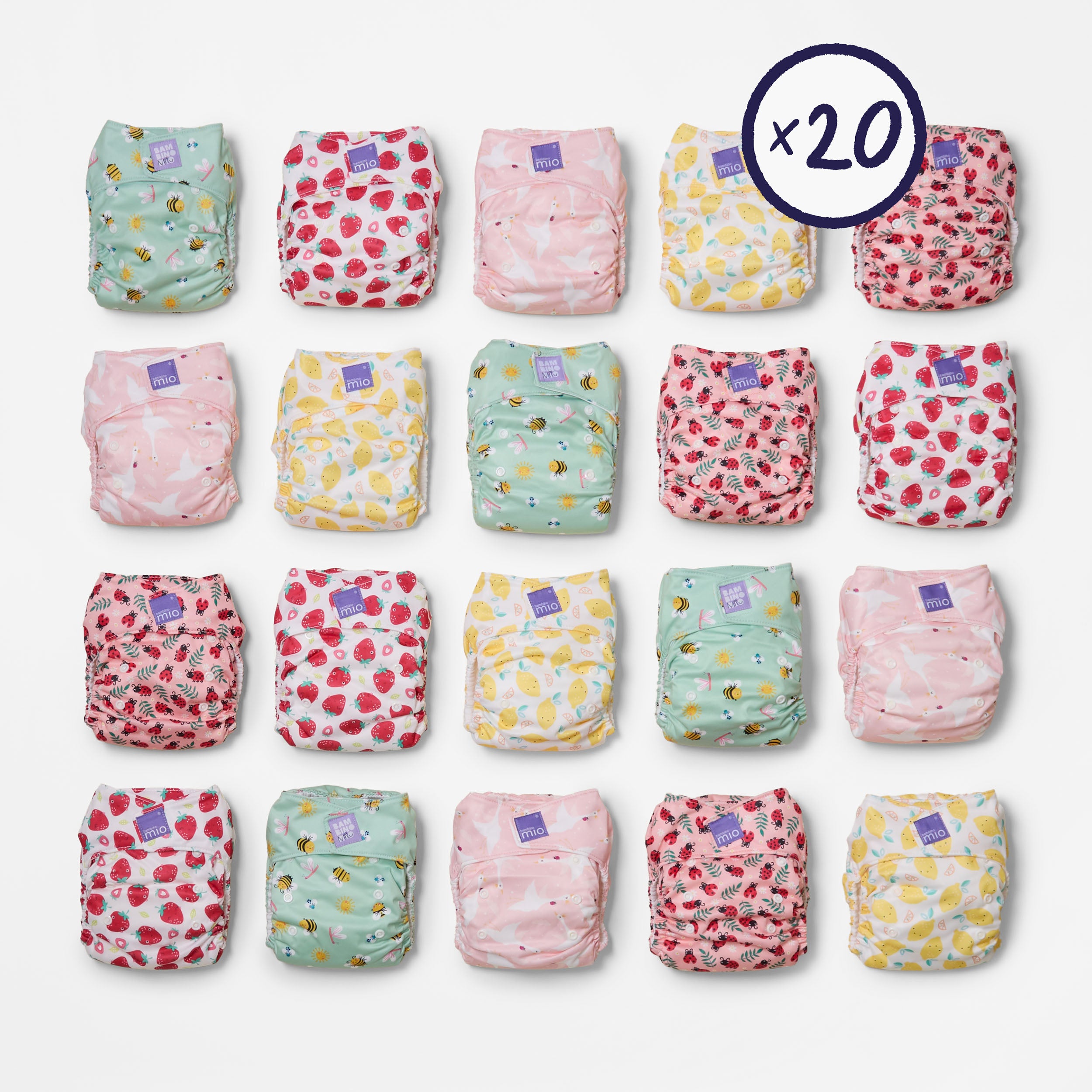bambino-mio-miosolo-classic-couche-lavable-dans-le-jardin-lot-20-te1 image 1