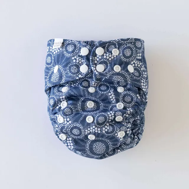 bare-and-boho-flexi-cover-2-0-couche-lavable-jellyfish-tide-bambou image 1