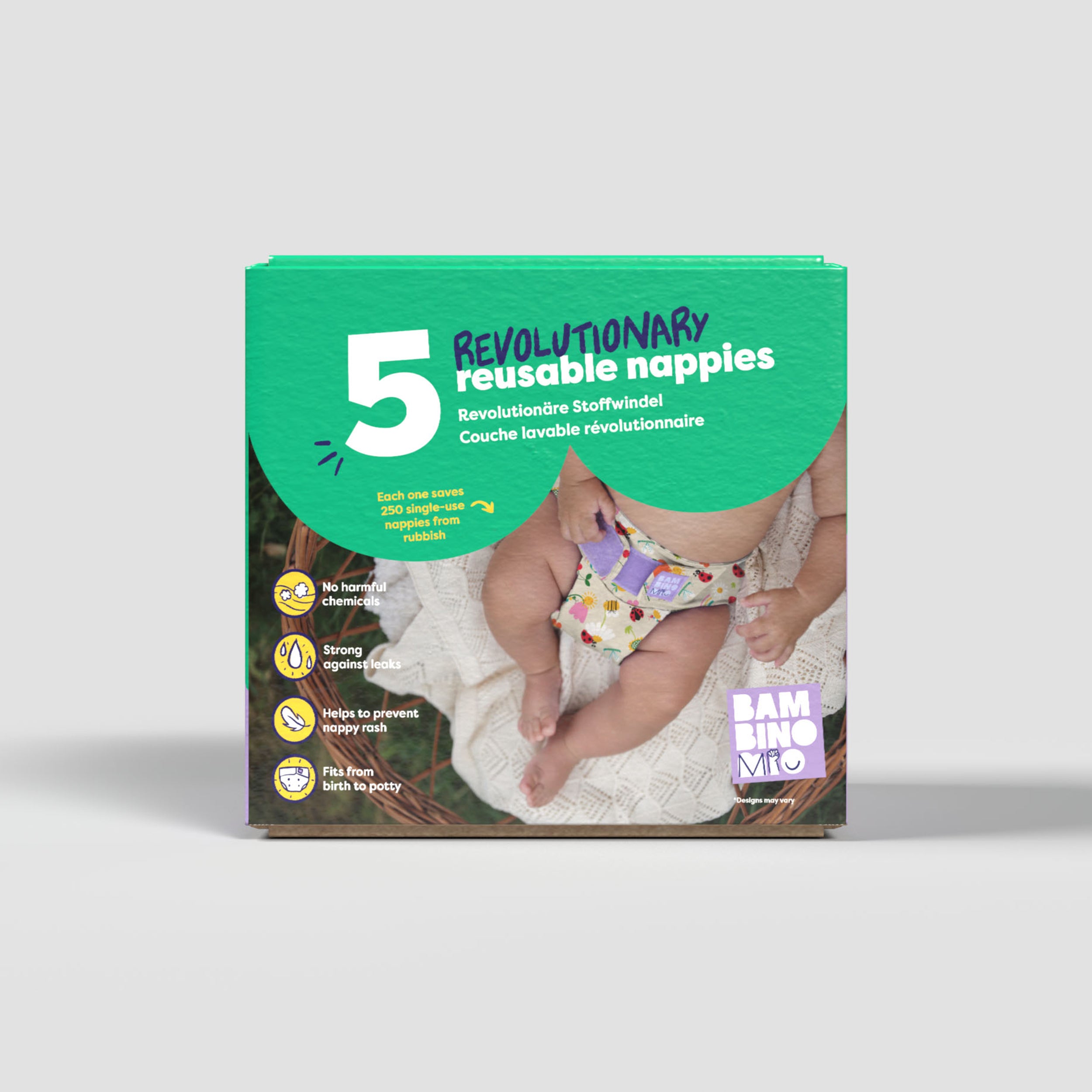 bambino-mio-r-volutionnaire-royaume-animal-couche-lavable-x5-taille-unique image 7