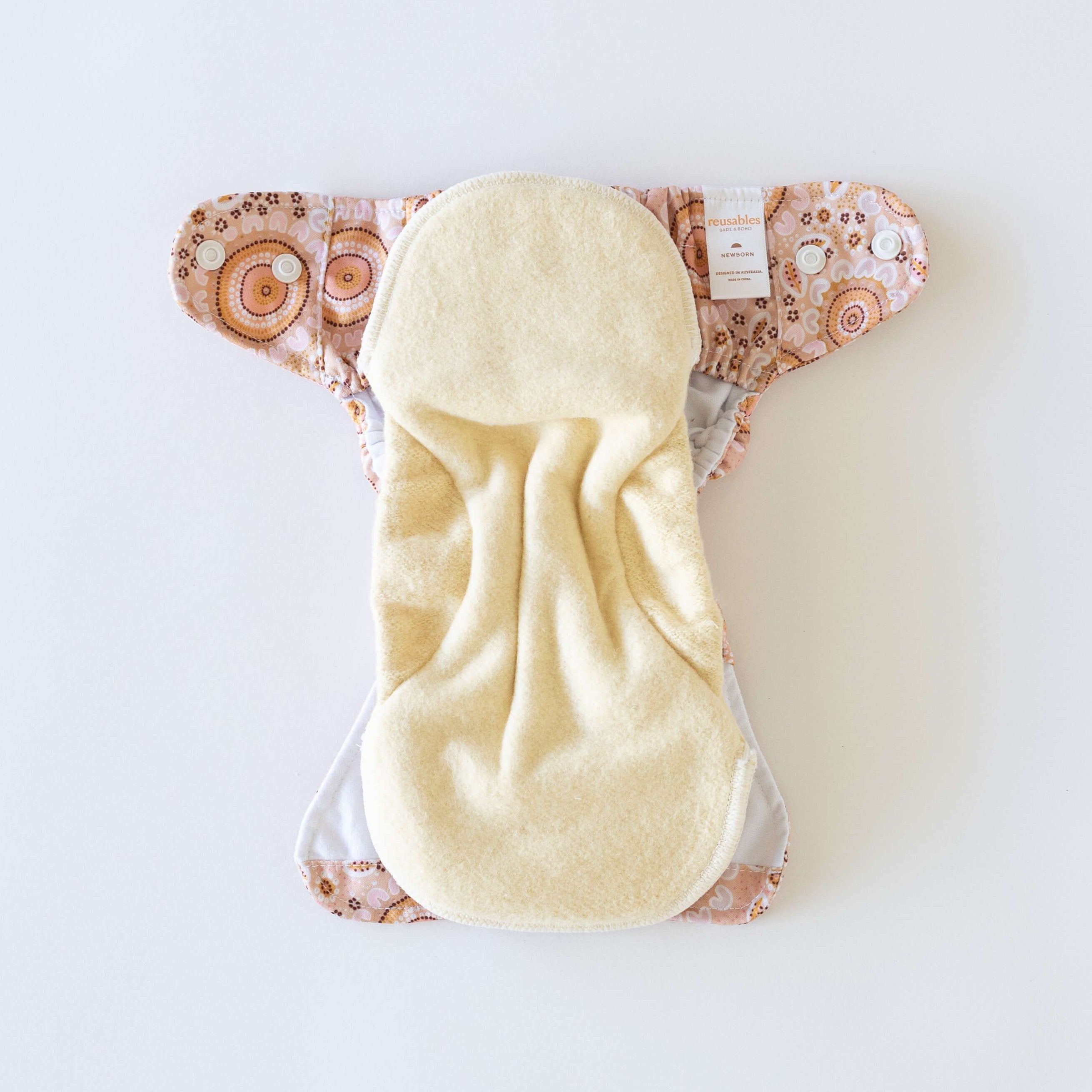 bare-and-boho-flexi-cover-2-0-couche-lavable-spring-flower-bambou image 8
