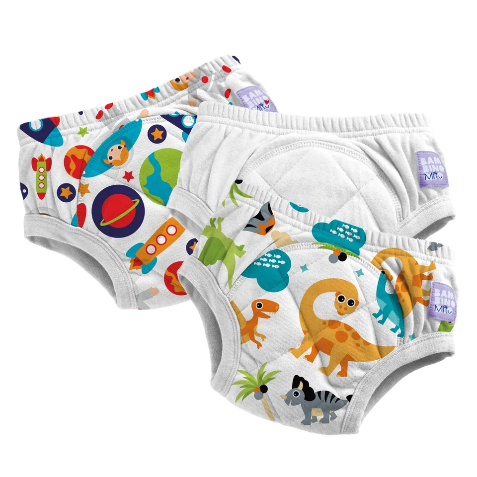 bambino-mio-training-pants-lot-3-culottes-blanc-combi-absorbantes image 1