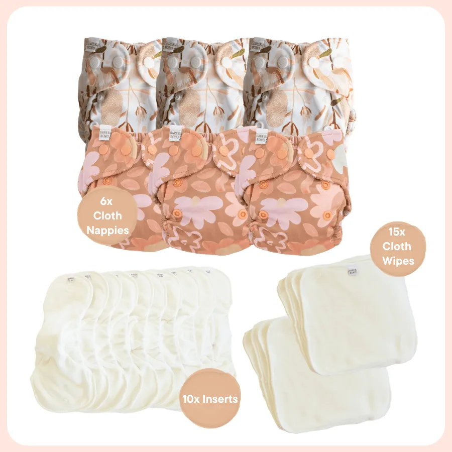bare-and-boho-newborn-soft-banksia-lot-couches-naissance-bambou image 1