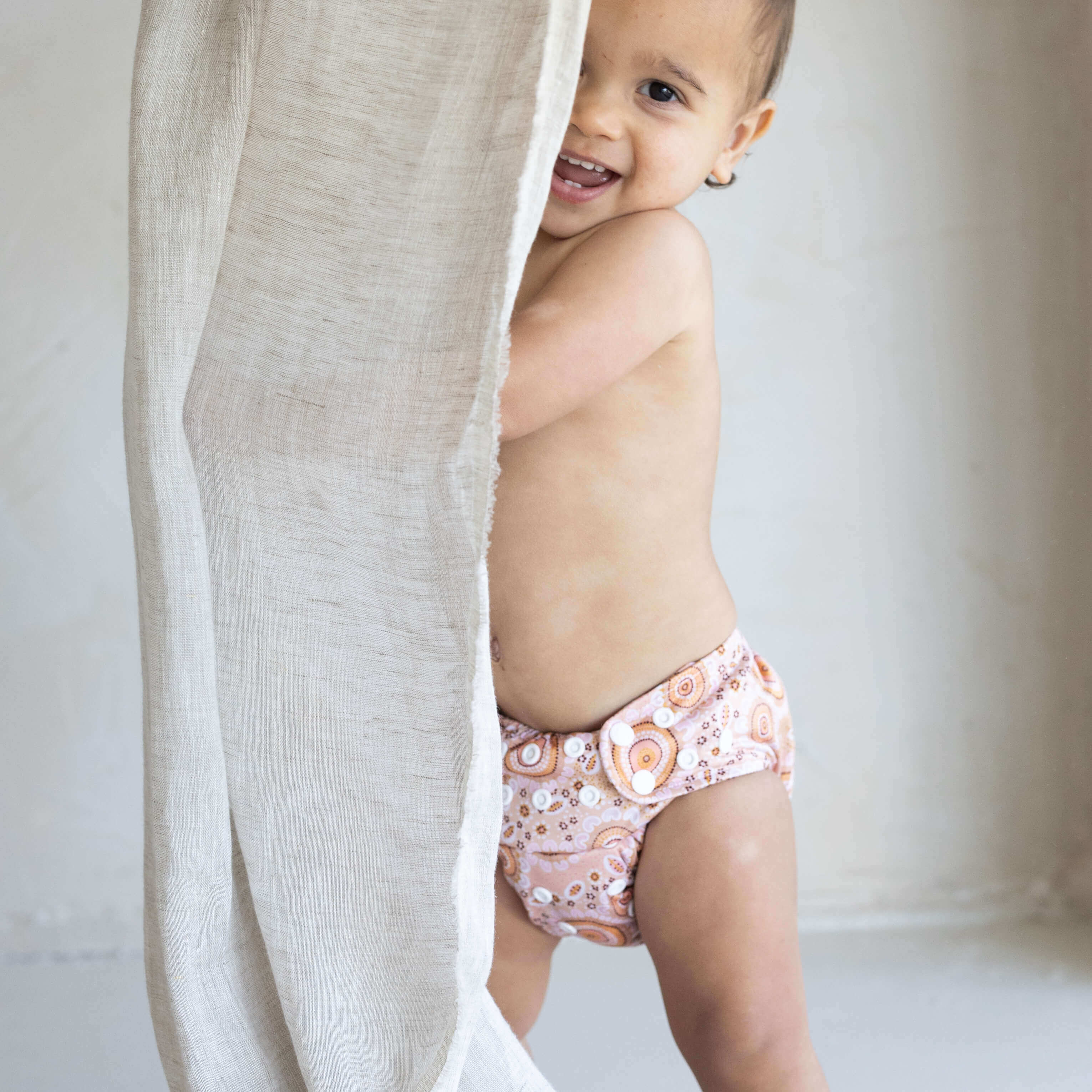 bare-and-boho-flexi-cover-2-0-couche-lavable-spring-flower-bambou image 3