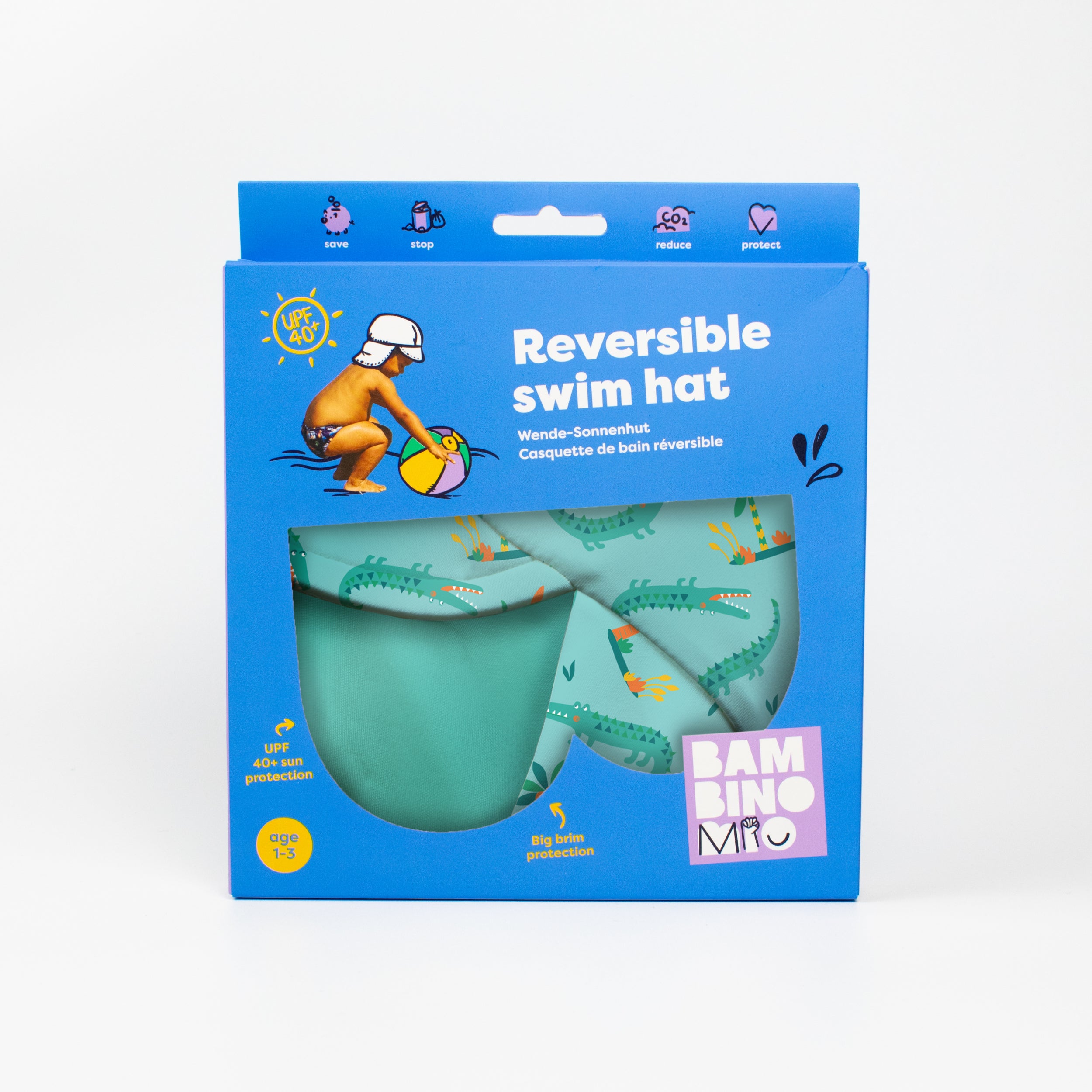 bambino-mio-casquette-de-bain-croco-joueur-upf40 image 7