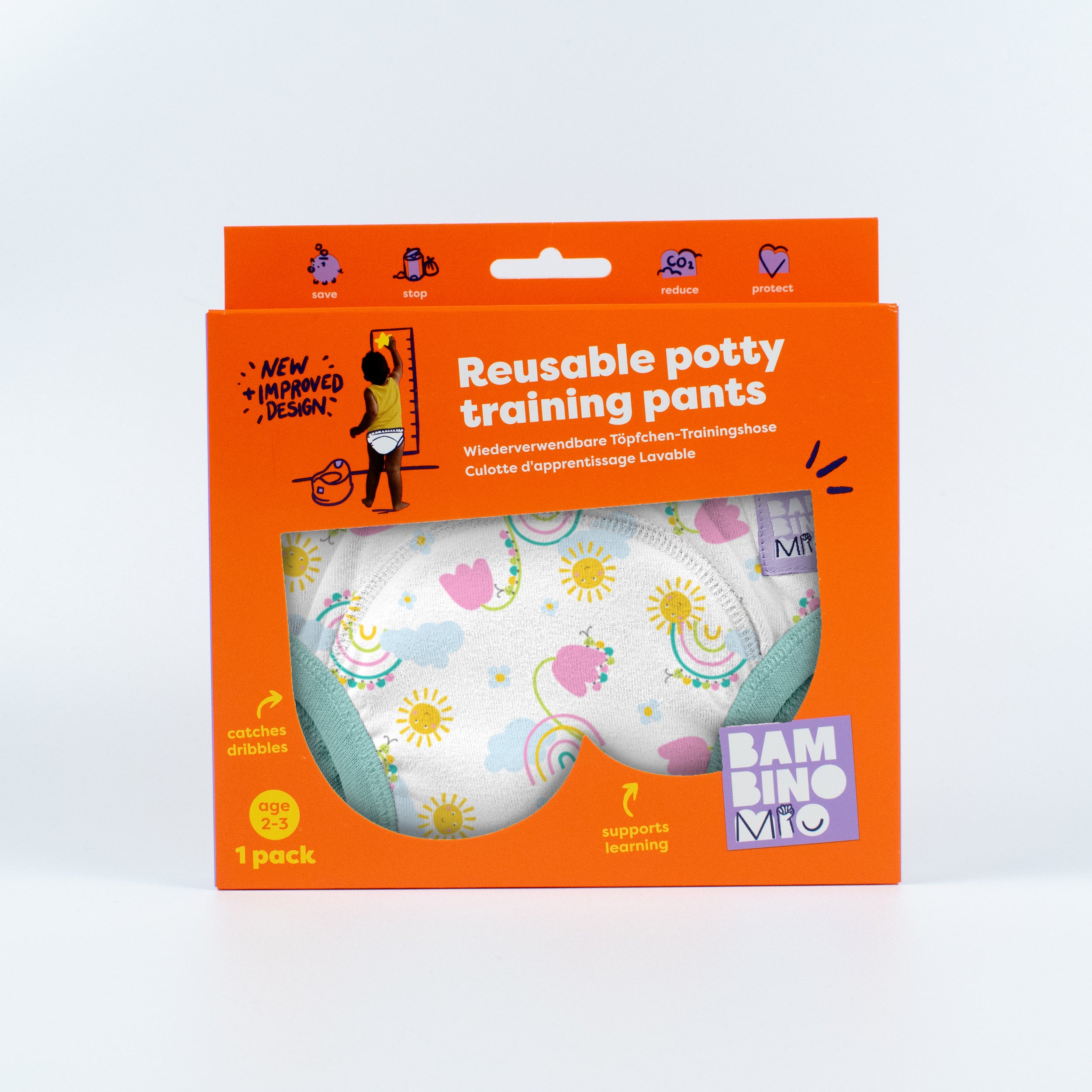 bambino-mio-elite-culotte-d-apprentissage-bonheur-en-ciel-coton image 6