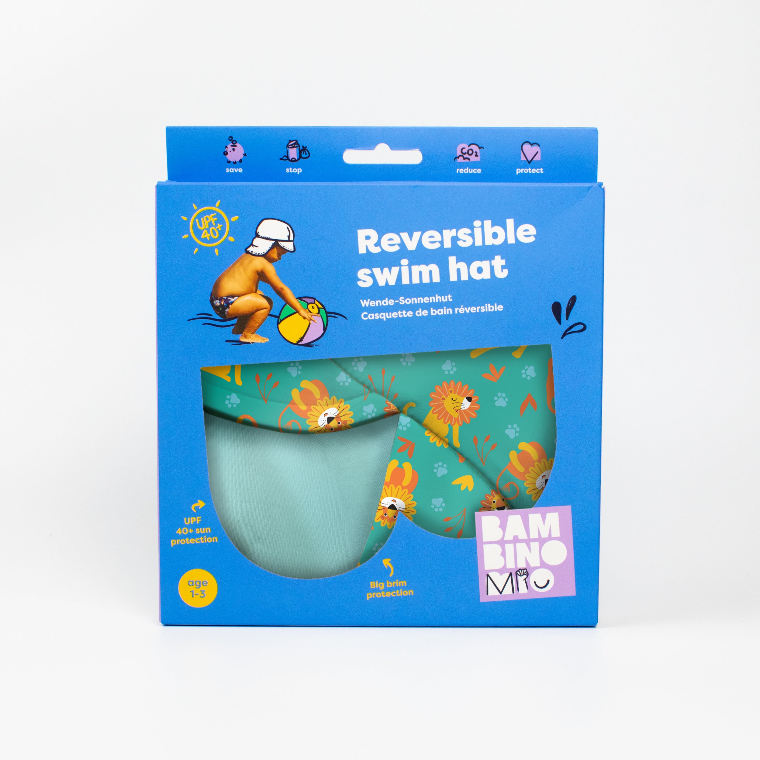 bambino-mio-chats-coquins-casquette-bain-b-b-r-versible-upf-40 image 7