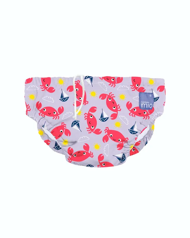 bambino-mio-swim-couche-de-bain-lavable-crique-aux-crabes-piscine image 1