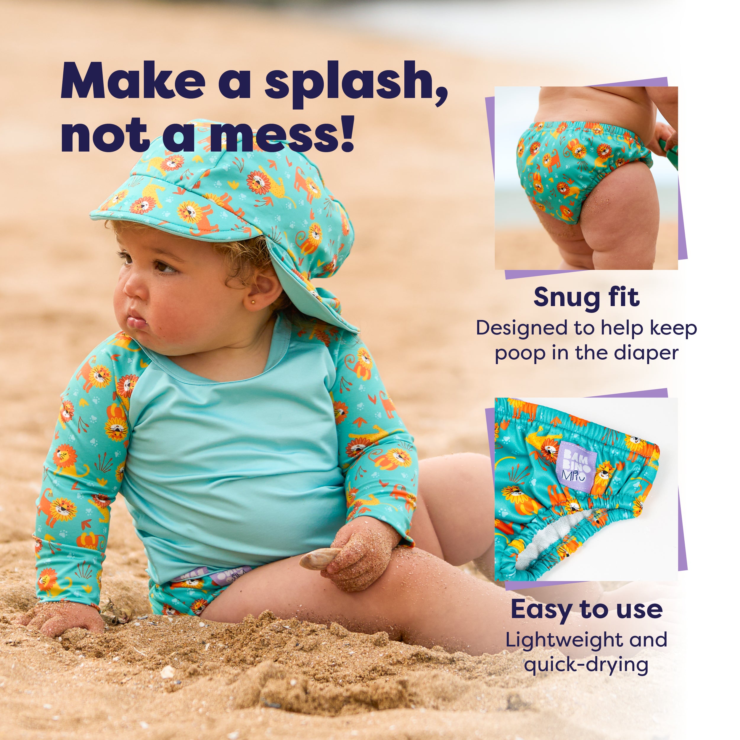 bambino-mio-chats-coquins-couche-bain-lavable-6-12-mois image 3