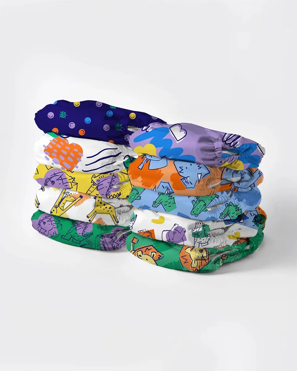 bambino-mio-revolutionary-lot-10-couches-lavables-seules image 1