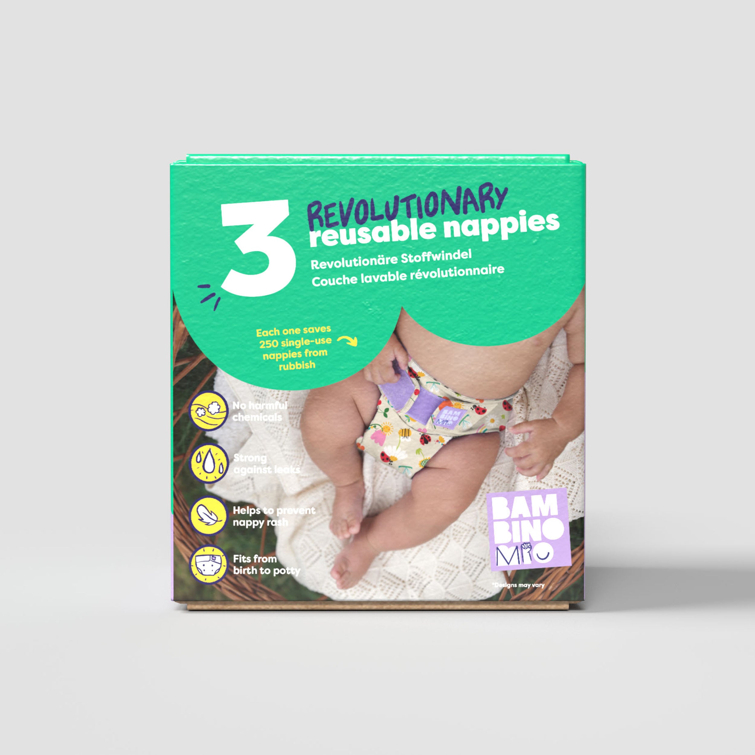 bambino-mio-revolutionary-trio-3-couches-lavables-wildtier-animaux image 7