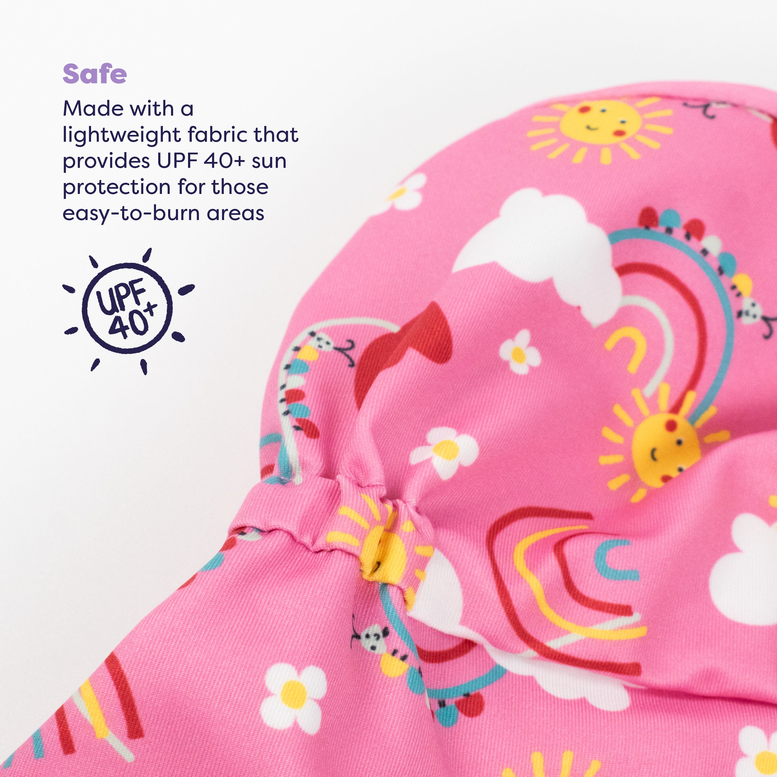 bambino-mio-casquette-bain-bonheur-en-ciel-0-12m-upf40 image 3