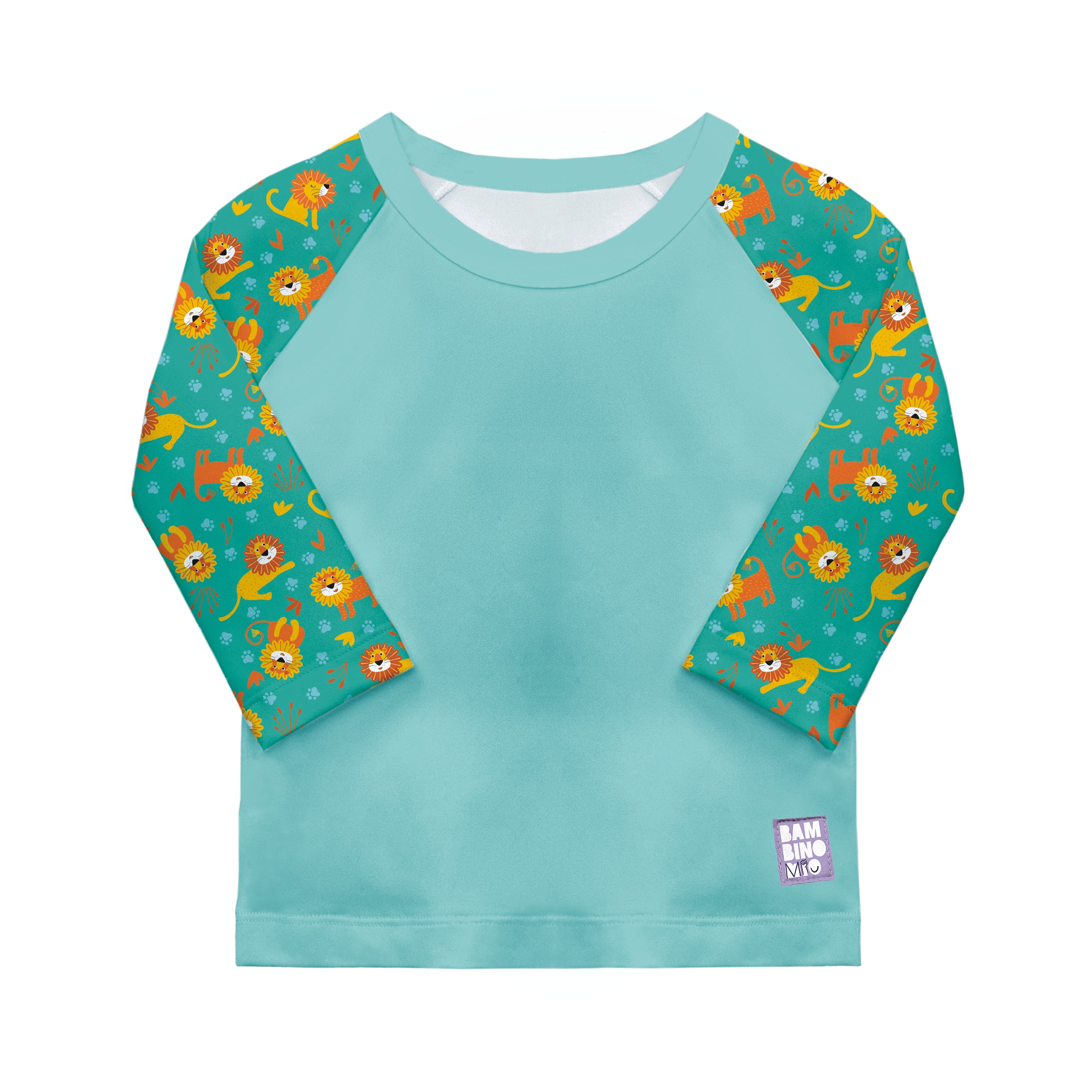 bambino-mio-reusable-swim-nappy-t-shirt-bain-chats-coquins-upf40 image 1