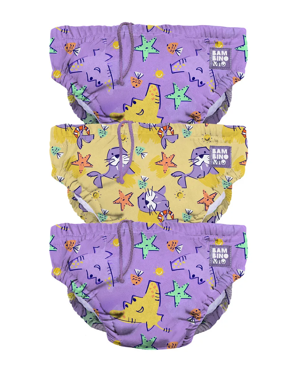 bambino-mio-swim-nappy-couche-de-bain-sand-squad-anti-fuite image 1