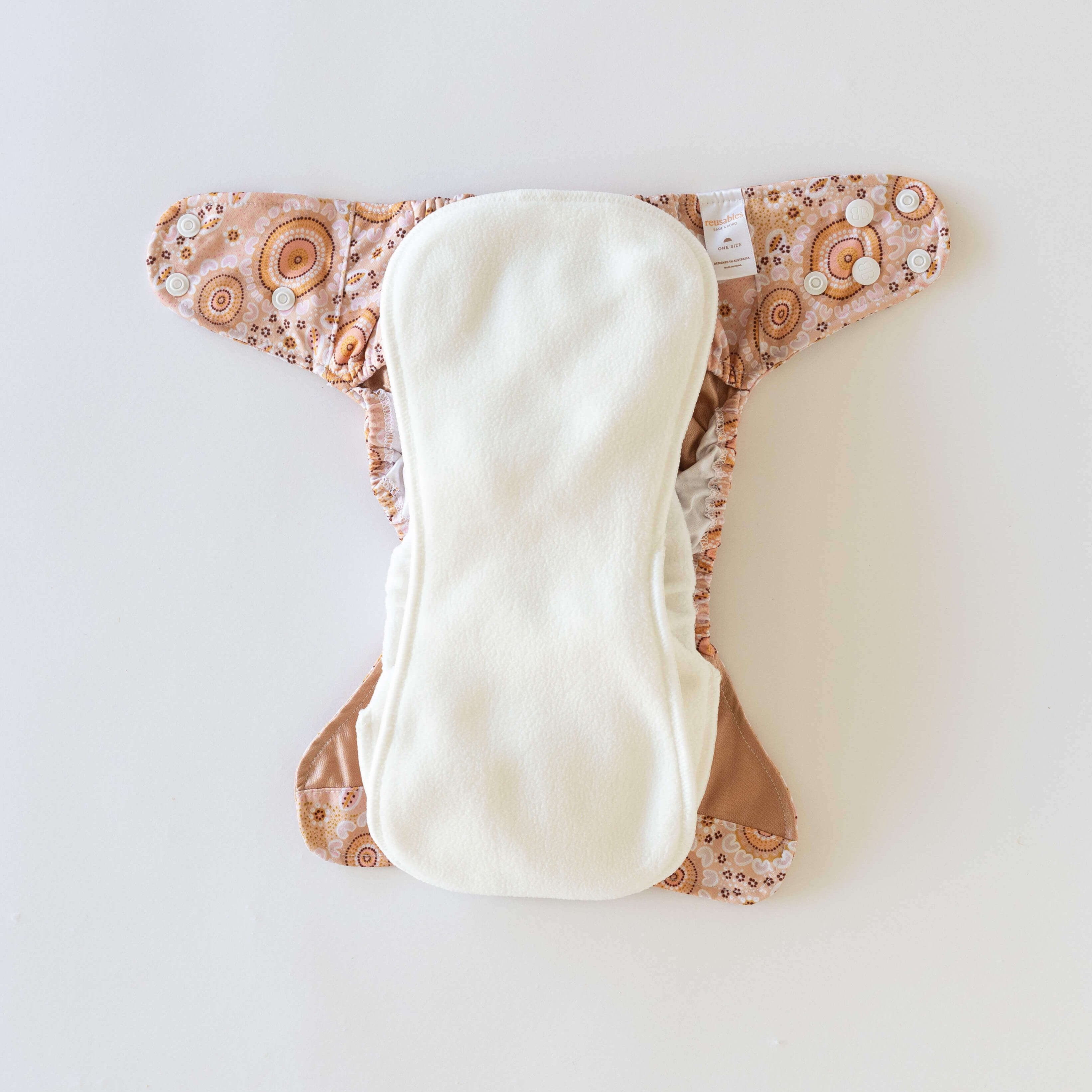 bare-and-boho-flexi-cover-2-0-couche-lavable-spring-flower-bambou image 7