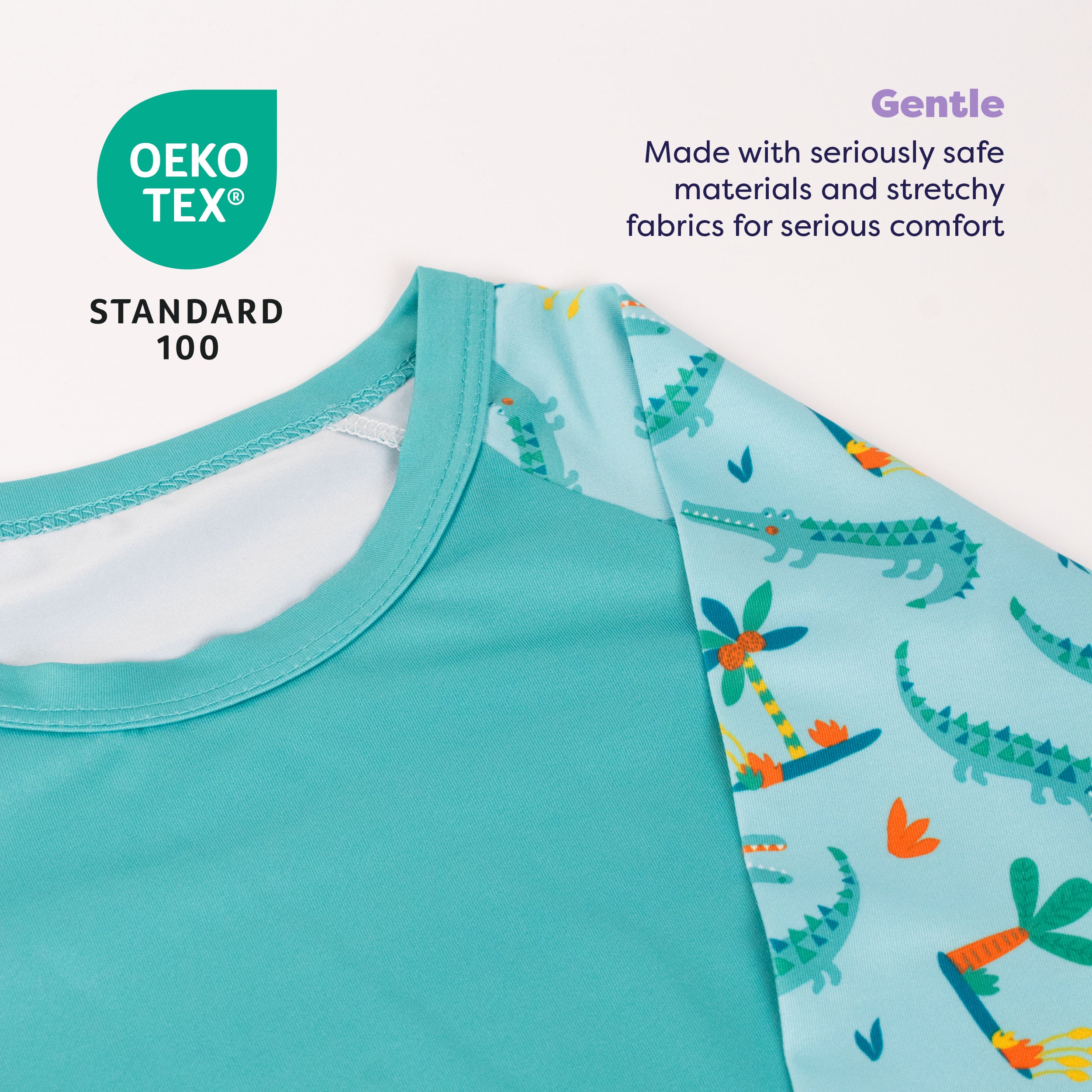 bambino-mio-reusable-swim-nappy-t-shirt-bain-croco-joueur-upf40 image 2