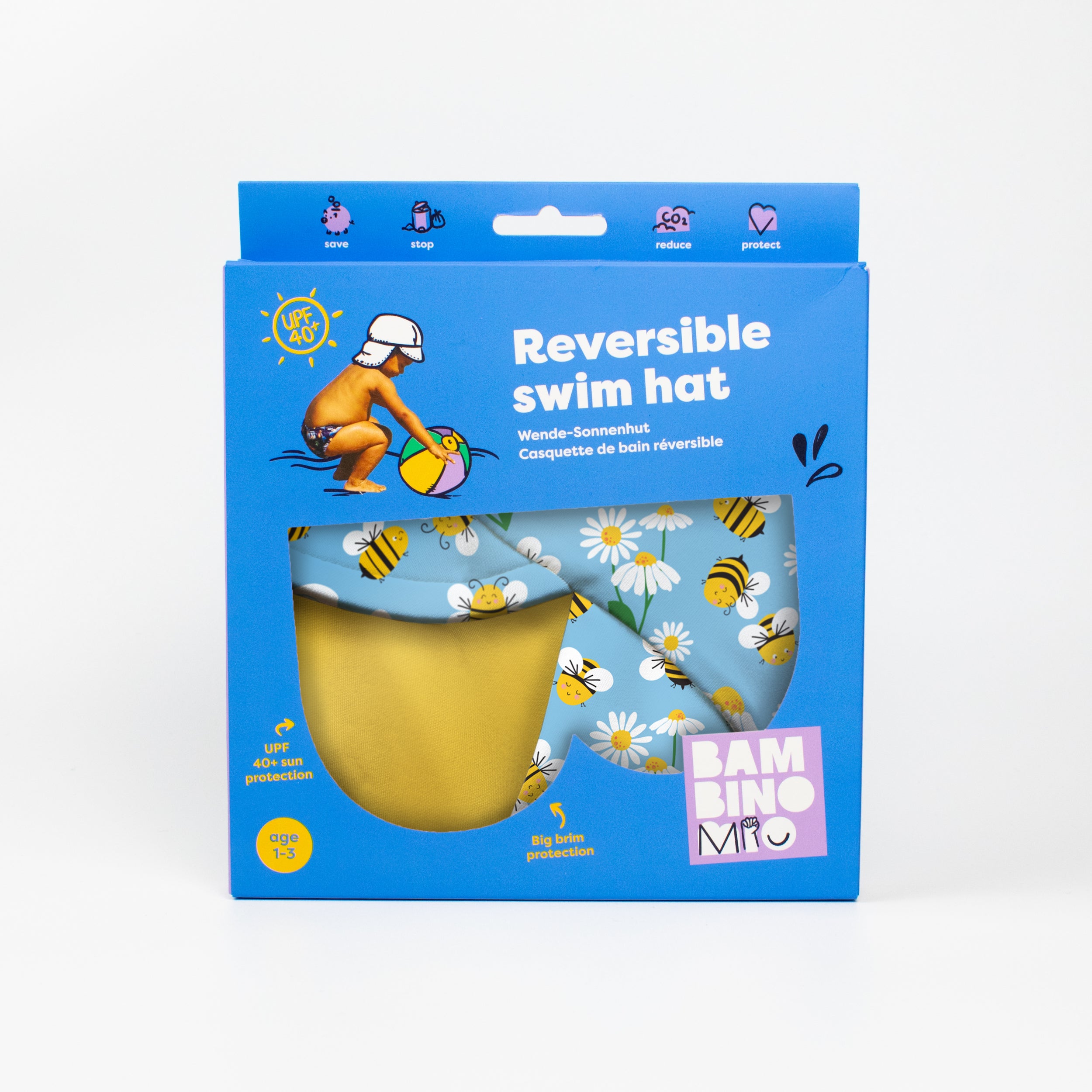 bambino-mio-abeilles-f-eriques-casquette-bain-r-versible-anti-uv image 7