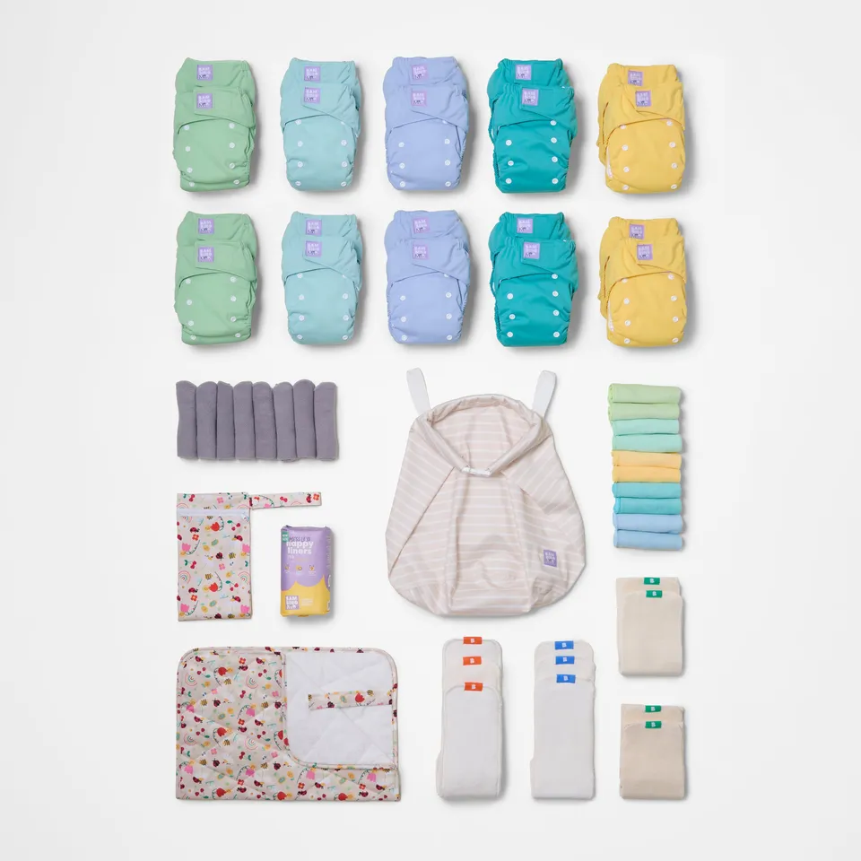 bambino-mio-revolutionary-pack-20-couches-lavables-pastels image 1