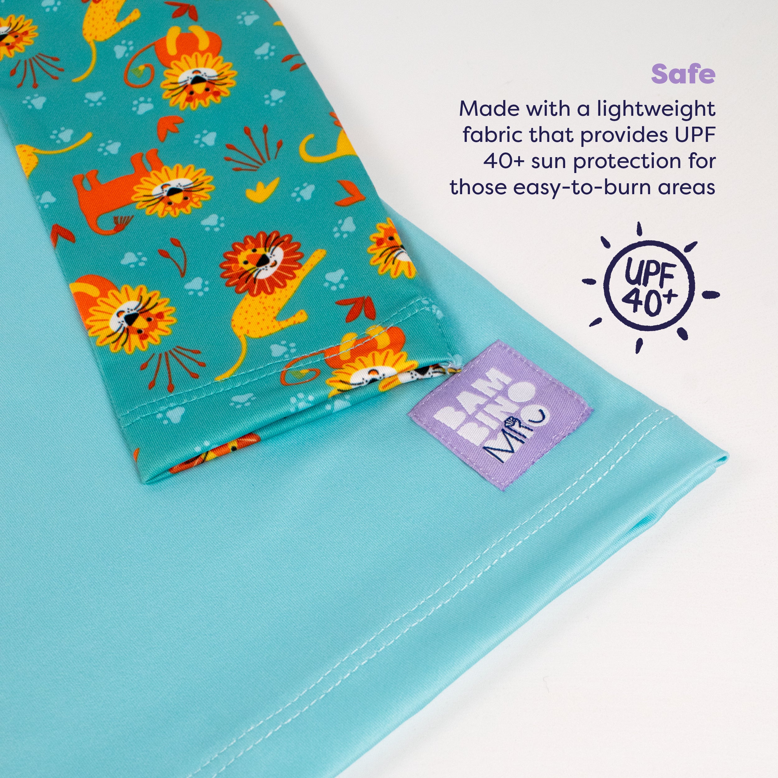 bambino-mio-reusable-swim-nappy-t-shirt-bain-chats-coquins-upf40 image 3