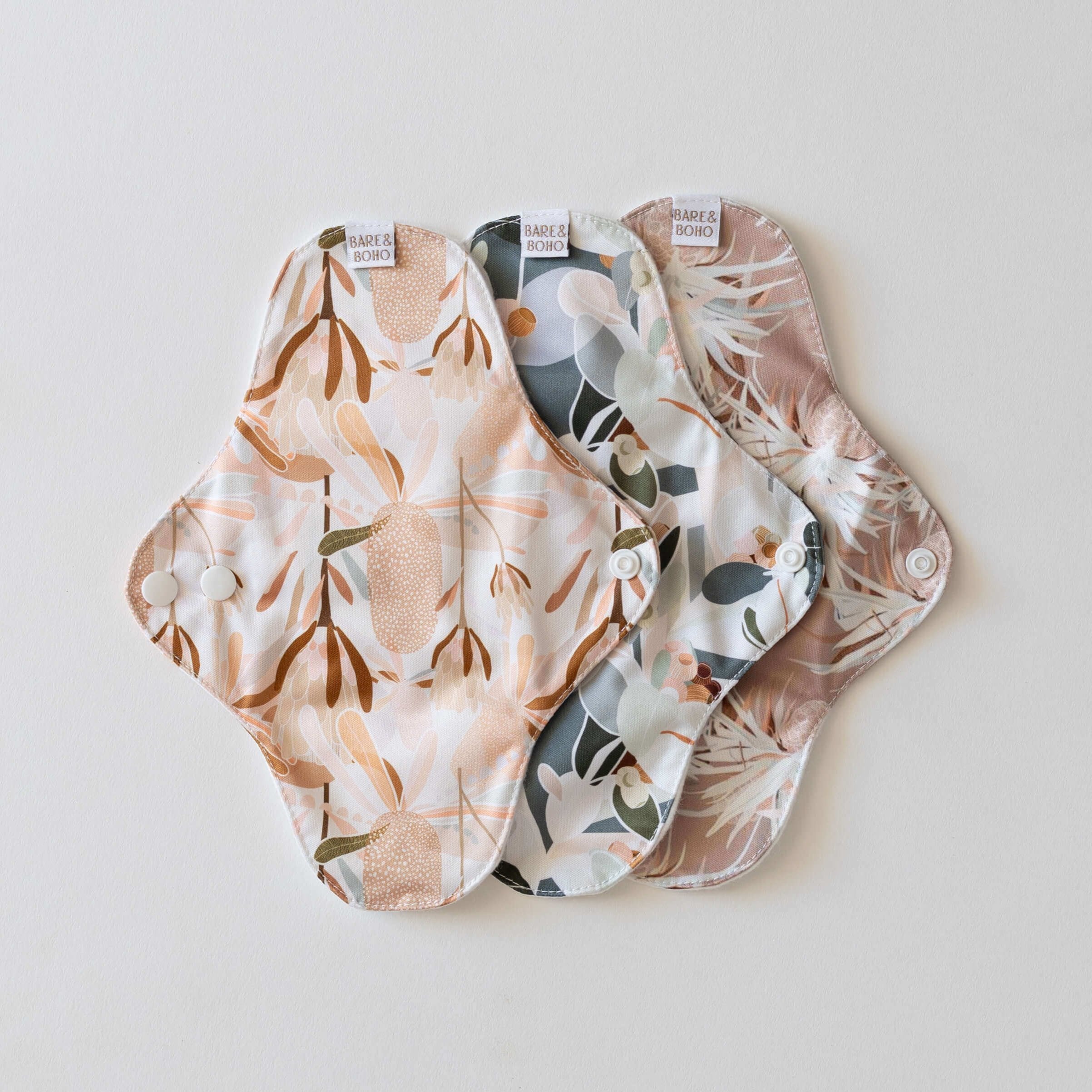 bare-and-boho-cloth-pads-serviette-lavable-native-flora-lot-3 image 1