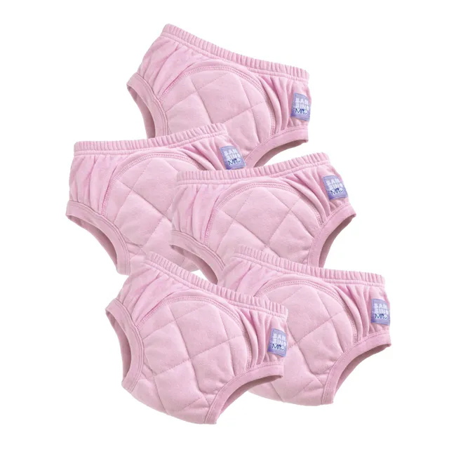 bambino-mio-culotte-d-apprentissage-lavable-rose-clair-lot-5-2-3-ans image 1